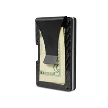 Load image into Gallery viewer, Best selling minimalist carbon fiber credit card holder wallet with money clip