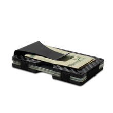 Load image into Gallery viewer, Best selling minimalist carbon fiber credit card holder wallet with money clip